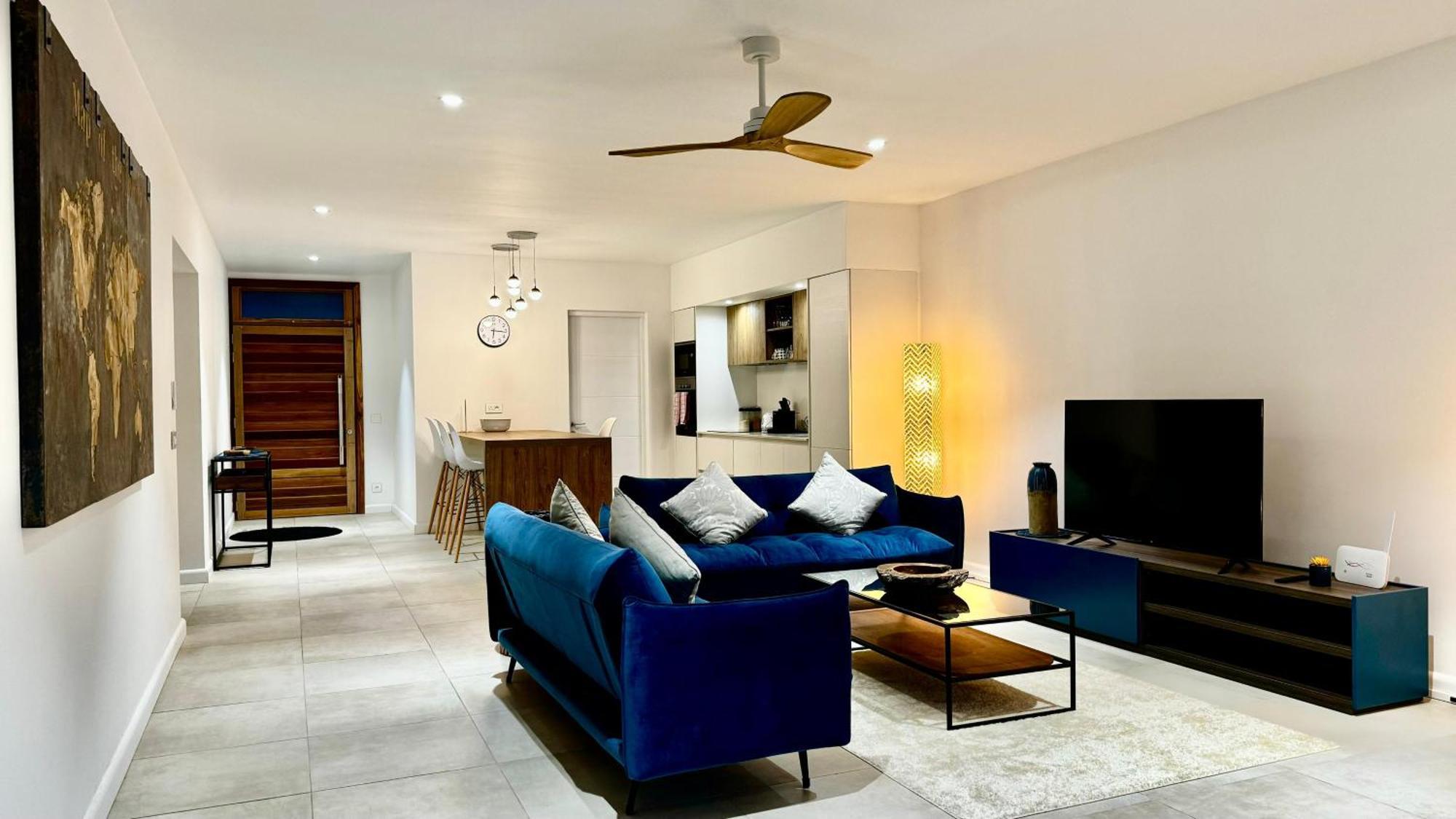 Rivière Noire Appartement De Luxe Piscine Et Vue Mer מראה חיצוני תמונה