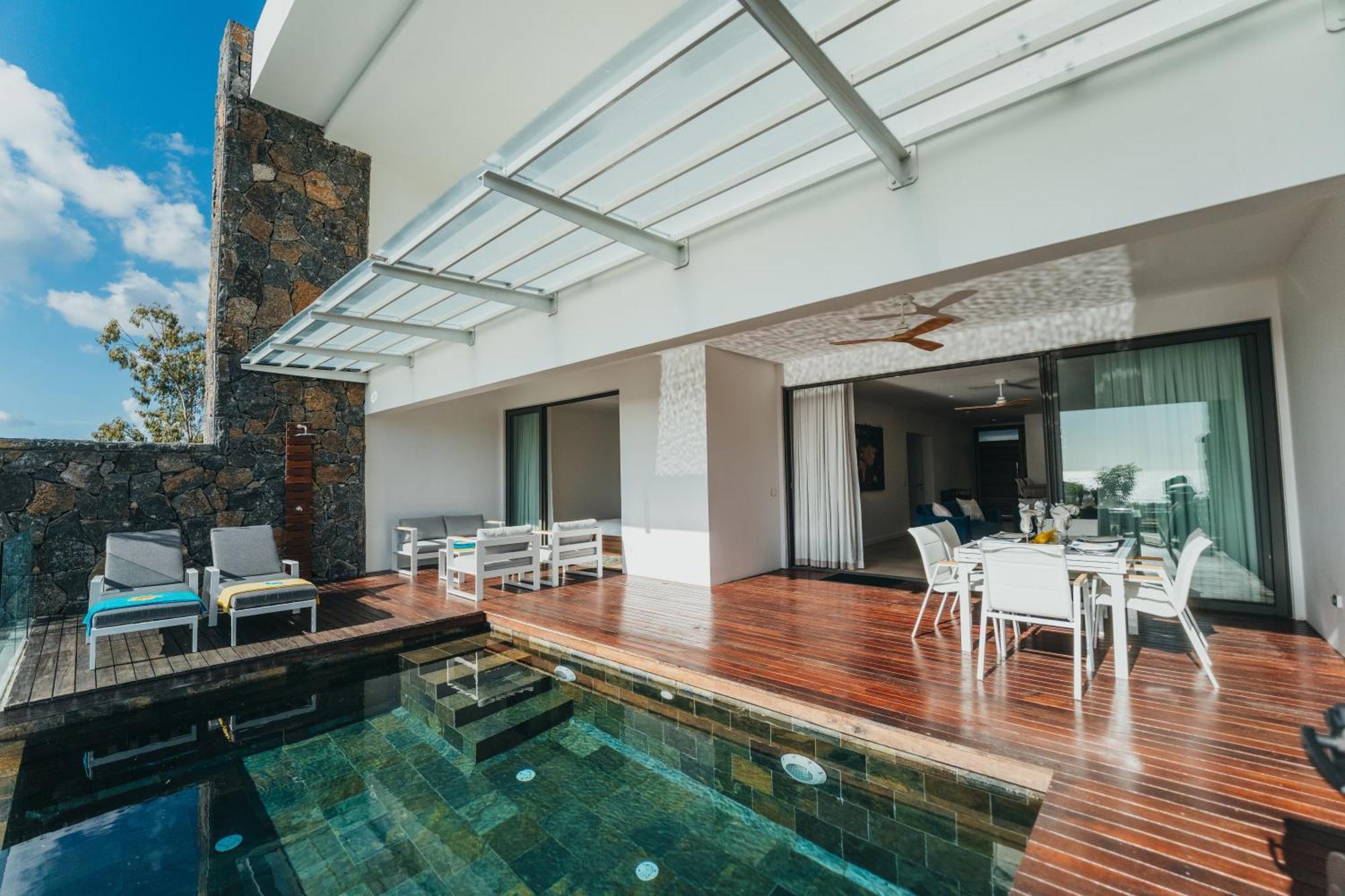 Rivière Noire Appartement De Luxe Piscine Et Vue Mer מראה חיצוני תמונה