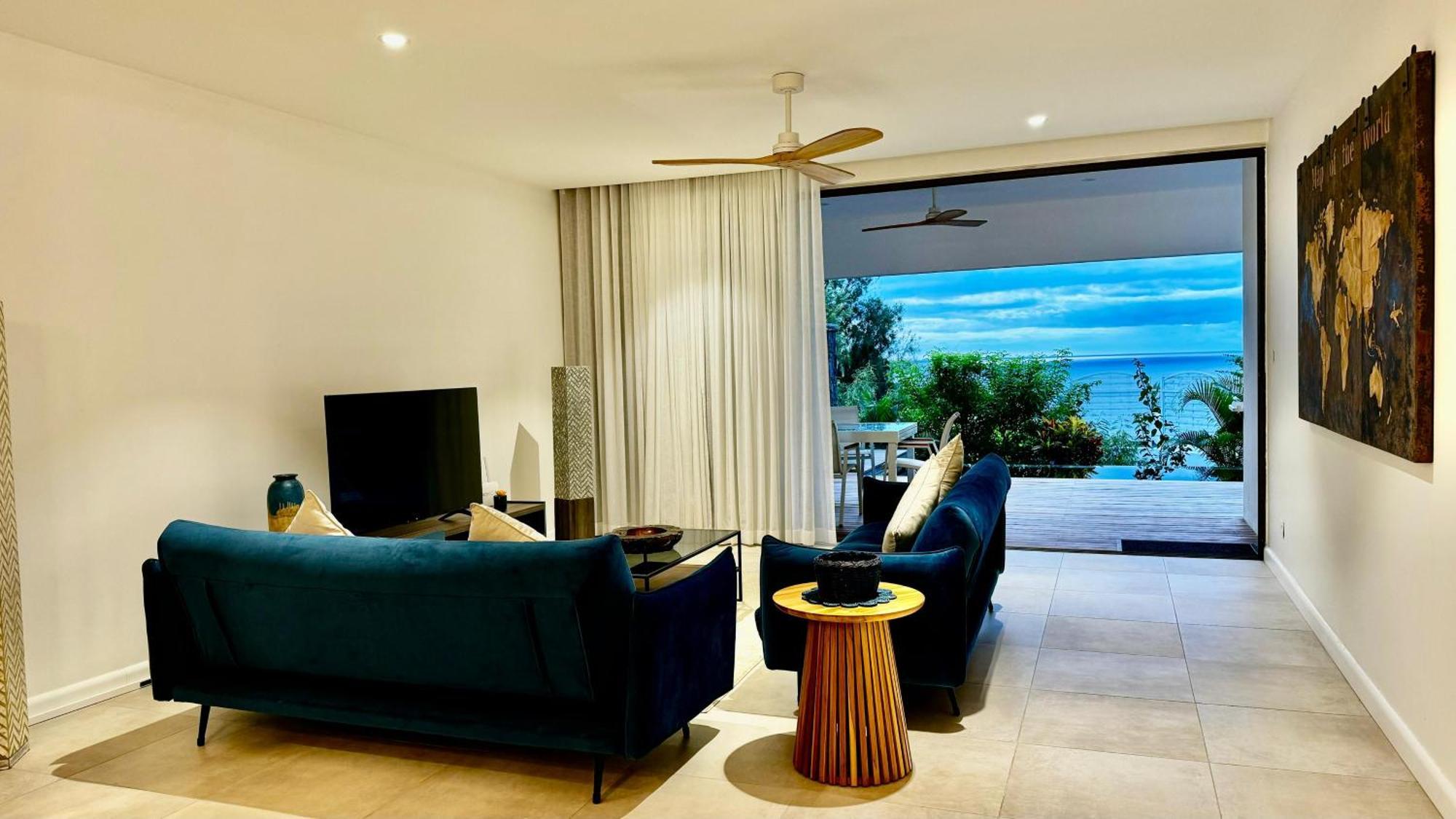 Rivière Noire Appartement De Luxe Piscine Et Vue Mer מראה חיצוני תמונה