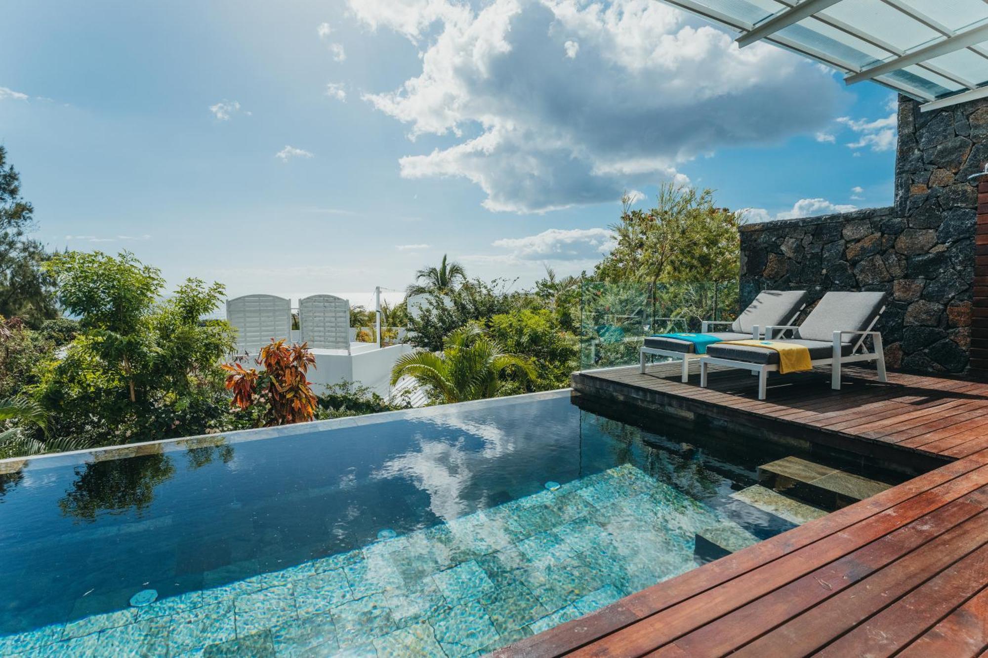 Rivière Noire Appartement De Luxe Piscine Et Vue Mer מראה חיצוני תמונה